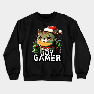 Cute Christmas Cat Crewneck Sweatshirt